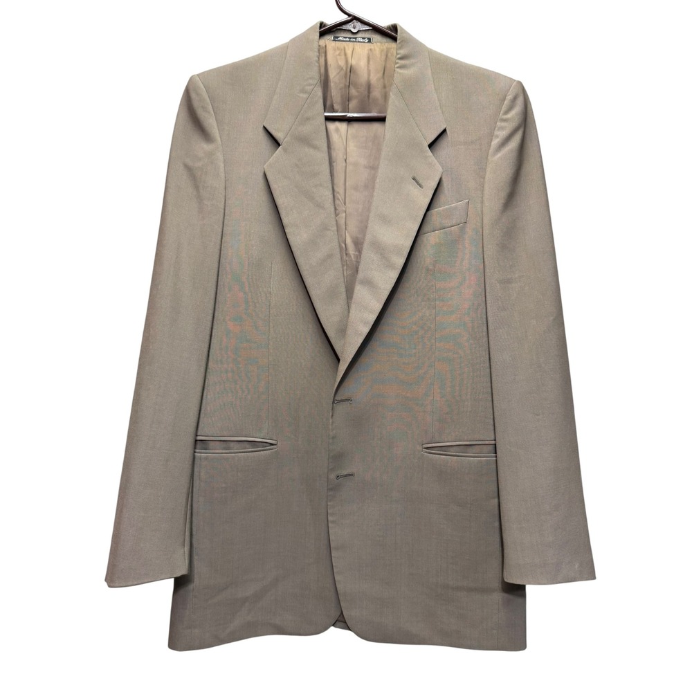Montebello Italian Wool Two Button 38L Suit Jacket
